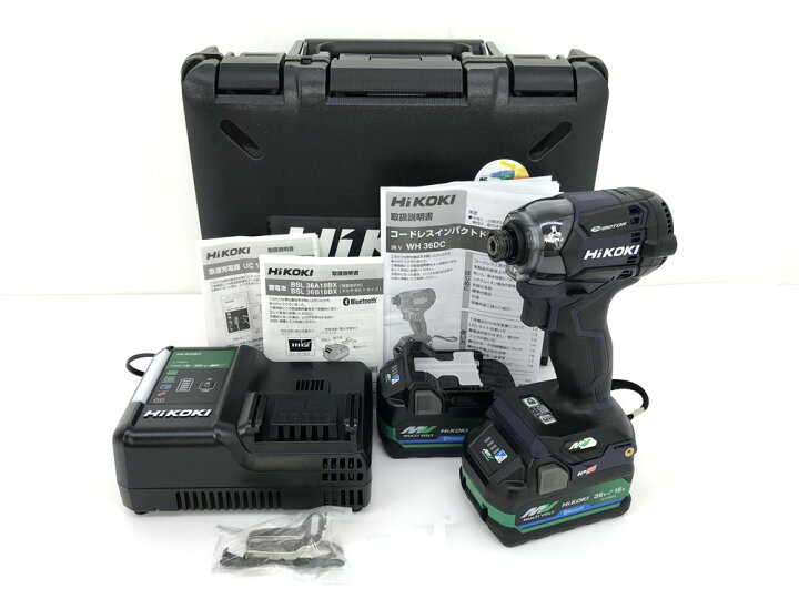 楽天市場】○未使用品 HiKOKI ハイコーキ WH36DC(2XPDSZ) コードレス 