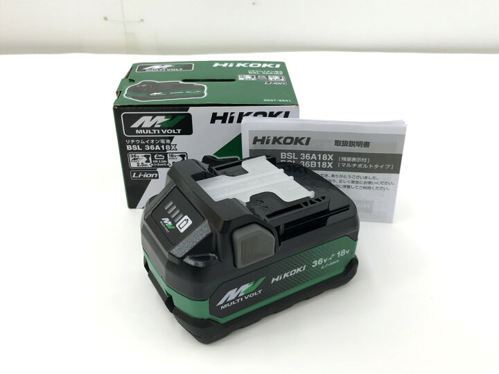 楽天市場】未使用品 HiKOKI ハイコーキ BSL36A18X 第2世代マルチボルト 
