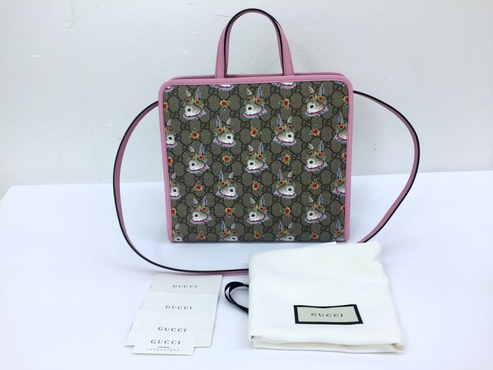 楽天市場】○中古・美品 GUCCI GG ヒグチユウコ コラボ 2WAY トート 