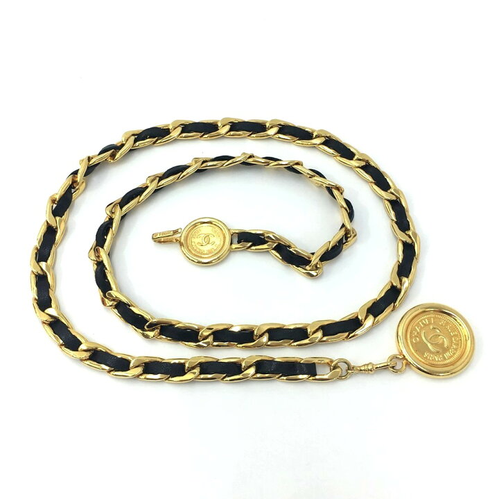 楽天市場】中古品 程度良好 CHANEL シャネル 31 RUE CAMBON GP×レザー  