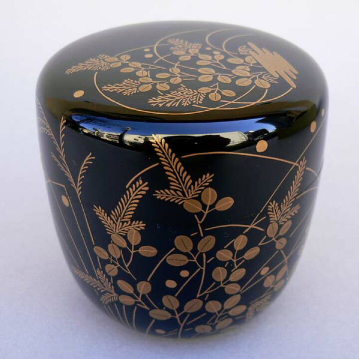 楽天市場】茶道具 棗 なつめ 秋の野蒔絵大棗 利休好写 【送料無料 