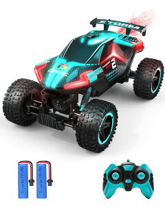 DEERC ���W�R���J�[ �I�t���[�h 1/16�X�P�[�� 2.4GHz 4WD �l�֋쓮 ���쎞��70�� ���ǂ����� �������� �j�̎q �܂��C�g���[�h �J���t���Ȑ��X�v���[ �N���X�}�X �v���[���g �������F�ς�
