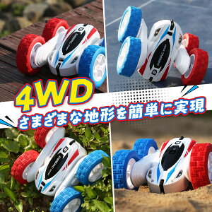 DEERC ���W�R���J�[ ���ǂ����� �X�^���g�J�[ RC�J�[ �����R���J�[ ���� 360�x��] ���ʑ��s �l�֋쓮 �I�t���[�h �Ԃ������� �o�b�e���[2�t�� 40���ԑ��� 2.4Ghz�������� �������� ���蕨 ����