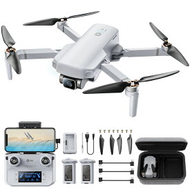 Holy Stone ドローン カメラ付き 屋外 GPS搭載 リモートID内蔵 4Kカメラ EIS手ブレ補正 ブラシレスモーター 60分飛行時間 折り畳み 収納ケース付き 自動帰還 自動追尾 オプティカルフロー 2.4GHz 国内認証済み HS360E