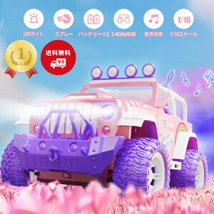�y���Ԍ���15��OFF�N�[�|���z�z�zDEERC ���W�R���J�[ ���ǂ����� �������� 1/16 �I�t���[�h �W�[�v RC�J�[ �X�v���[�@�\ �ϏՌ� �g�����@�\ ���쎞��50�� 2.4GHz �����R���J�[ LED���C�g �a���� �v��