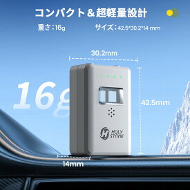 【新着商品】Holy Stone リモートID 外付け 発信機 軽量 ドローン登録制度対応 国土交通省対応モデル 16g LEDライト IP54相当 GPS測位対応 Type-C充電口対応 日本語取扱説明書 技適認証済み 100g以上ドローンに対応 HSRID02