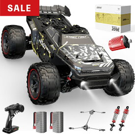 【スーパーSALE限定20％OFF+ポイント2倍】DEERC 55KM/H オフロードRCカー - 大人向け高速モデル 1/10スケール 4WD ラジコンカー - ブラシレスモーター搭載