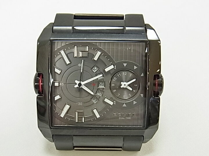 楽天市場】ポリス POLICE デュアルタイム 11745M メンズ 【中古 