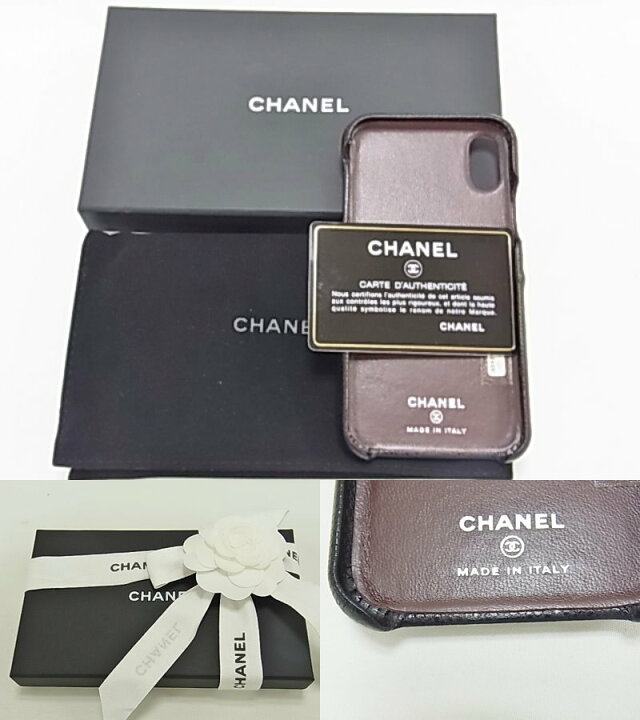 楽天市場】シャネル CHANEL iPhoneケース(10/10S用) 【中古 