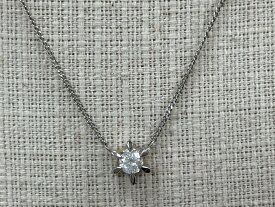 ノンブランドジュエリー ダイヤモンドネックレス Pt850 プラチナ850 【中古】 【ネックレス】 【送料無料】