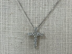 ノンブランドジュエリーダイアモンドペンダントネックレス Pt850 プラチナ850 Pt900 プラチナ900 【中古】 【ネックレス】 【送料無料】