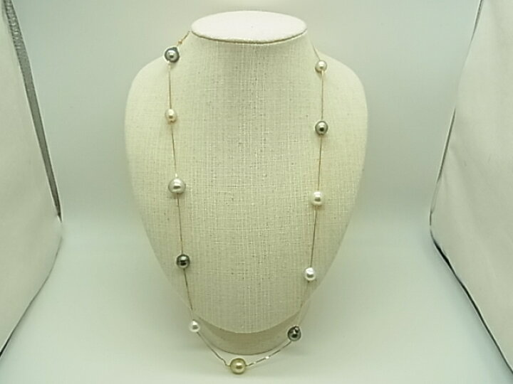 楽天市場】タサキ TASAKI 真珠ステーションネックレス 【中古  