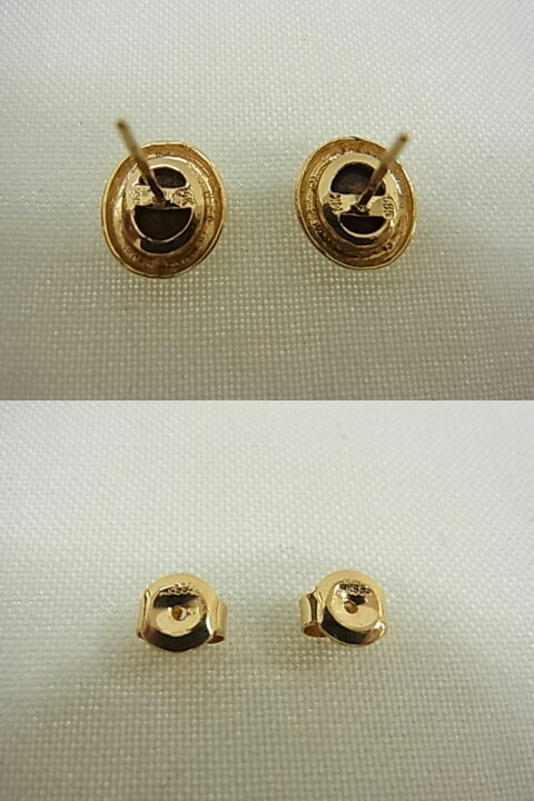 楽天市場】ノンブランドジュエリー ブラックオパールピアス 14KYG 14K 