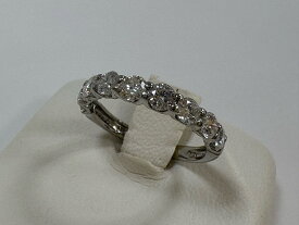 ノンブランドジュエリー ハーフエタニティダイヤモンドリング Pt900 プラチナ900 【中古】 【リング】 【送料無料】