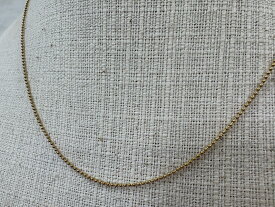 ノンブランドジュエリー ボールチェーンネックレス K18YG K18イエローゴールド 【中古】 【ネックレス】 【送料無料】