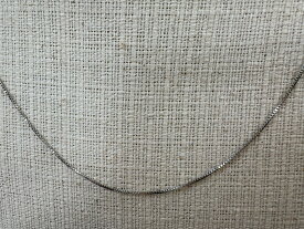 ノンブランドジュエリー ベネチアンチェーンネックレス Pt850 プラチナ850 【中古】 【ネックレス】 【送料無料】