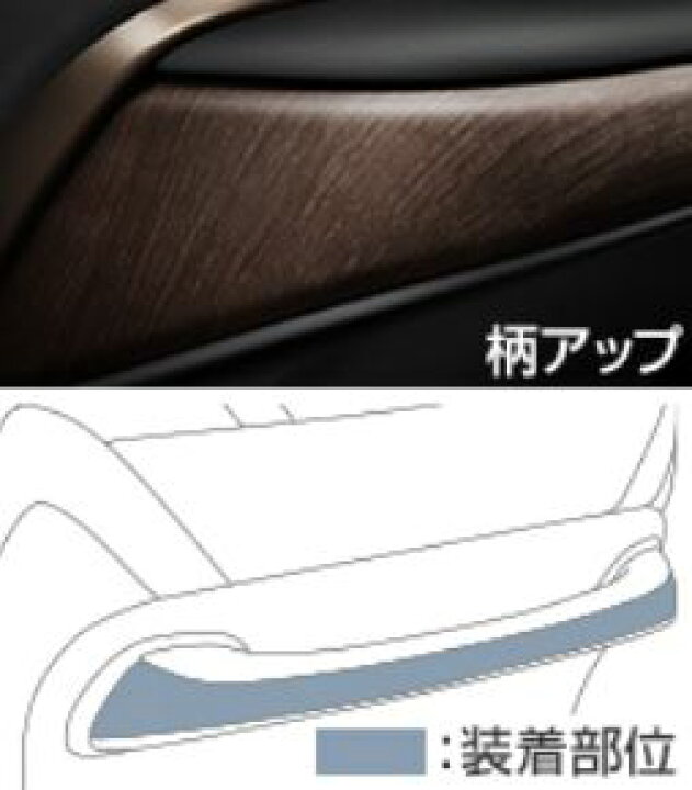 楽天市場】【トヨタ純正】 アシストグリップキャップ (ウッド調 
