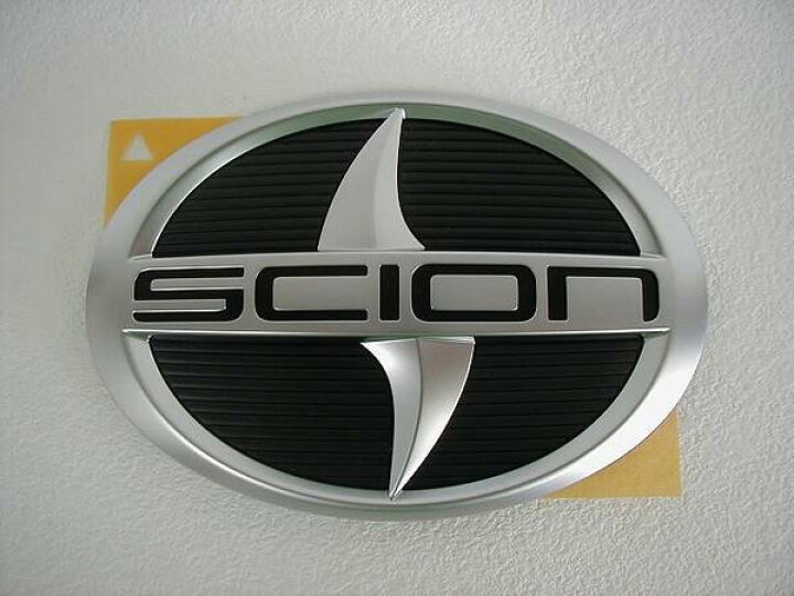 楽天市場】【サイオン純正】 マットシルバーエンブレム ［SCIONマーク 