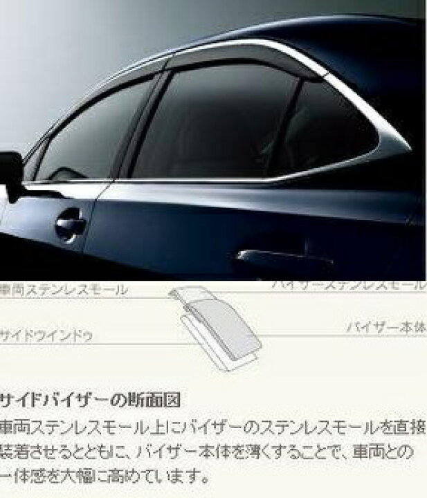 楽天市場】【レクサス純正】 サイドバイザー ☆レクサスHS 10系 