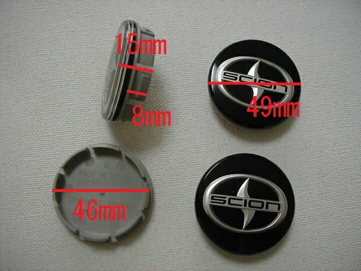 楽天市場】【サイオン純正】 センターキャップ ［SCIONブラッククリア 