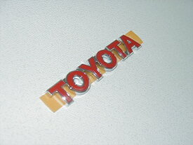 【北米トヨタ純正】　レッドエンブレム ［TOYOTAロゴ］