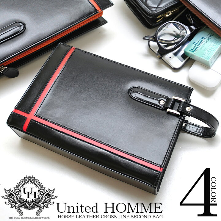 楽天市場 セカンドバッグ クラッチバッグ メンズ 結婚式 バック United Homme Uh 2538 機能性 おしゃれ 大容量 シンプル 使い やすい 送料無料 送料込み 男性用 紳士 人気 ブランド 枯淡 プレゼント ギフト 財布 バッグ ショップ カッズ