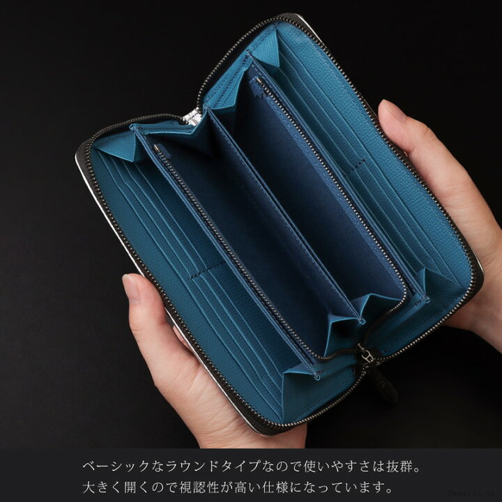 楽天市場】長財布 メンズ 本革 日本製 レザー ラウンドファスナー 