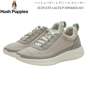Hush Puppies ハッシュパピー レディース カジュアルシューズ スニーカー 靴 ELEVATE LACEUP COOL GREY TEXTILE HW06835-021