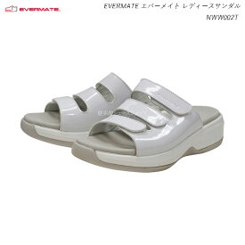 EVERMATE エバーメイト メンズ レディース リカバリーサンダル 靴 NWW002T ホワイト ウォーキング エバニュー