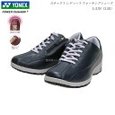 ヨネックス ウォーキングシューズ レディース 靴 L21N ネイビーブルー 3.5E SHWL21N SHW-L21N LC21 YONEX ヨネックス パワークッション ヨネックス オフコートシューズ