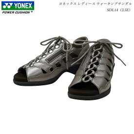 ヨネックス ウォーキングシューズ レディース 靴 SDL14 SDL-14 グレイッシュパール 3.5E サンダル YONEX パワークッション