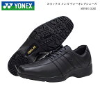 ヨネックス ウォーキングシューズ メンズ 靴 MT01N MT-01N 3.5E ブラック YONEX パワークッション 旅ウォーク ビジネス