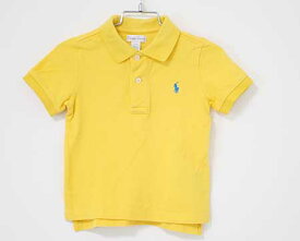 〓ラルフローレン/Ralph Lauren〓90cm 半袖ポロシャツ イエロー【中古】 子供服 キッズ kids ベビー baby 男の子 女の子 夏 tops 624042