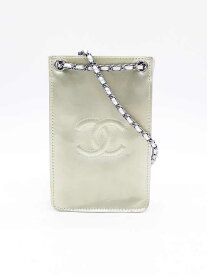 シャネル CHANEL ココマーク チェーショルダーバッグ レディース シルバー【中古】 ★