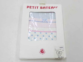 新品 未使用品▽プチバトー/PETIT BATEAU▽86cm ショーツ3点set ブルー＆ピンク＆白×ブルー系【ネット限定】子供 キッズ kids ベビー baby 女の子 春夏秋冬 childcare 504042