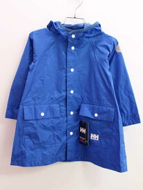 【新入荷!】新品 未使用品▽ヘリーハンセン/HELLY HANSEN▽95-110cm レインコート/カッパ/レインウェア/雨具 ブルー 撥水 アウトドア キャンプ 野外活動 子供服 キッズ kids 男の子 春夏秋冬 seasonal 925042