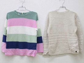 【SALE!】▽ザラ/ZARA▽116cm ニット/セーター2点set ベージュ＆マルチカラー【中古】【ネット限定】子供服 キッズ kids 女の子 秋冬 tops 528042