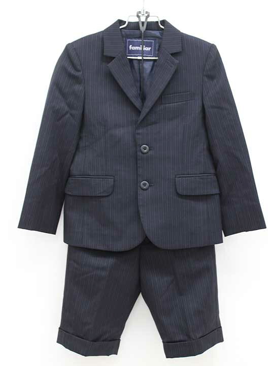 楽天市場】【新規値下げ!】▽ファミリア/familiar▽120cm スーツ 濃紺  