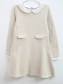 ◇ビーミング/B:MING by BEAMS◇130cm 長袖ワンピース ベージュ フォーマル 入学式 卒業式 卒園式 結婚式 七五三 冠婚葬祭 発表会 謝恩会【中古】子供服 キッズ kids 女の子 fml 812052