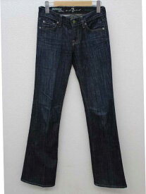 【値下げ】‡Seven for all mankind/セブンフォオールマンカインド‡ブーツカットデニムパンツ/十分丈 インディゴ レディース 24【中古】春夏秋冬 117032