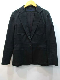 【値下げ】‡RALPH LAUREN/ラルフ ローレン‡ジャケット/長袖 ブラック/黒 レディース 9【中古】 秋春 310132 otr