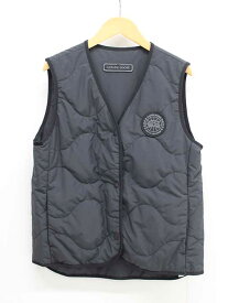 カナダグース ブラックレーベル アネックスライナーベスト S/P レディース ブラック/黒【中古】】 ‡