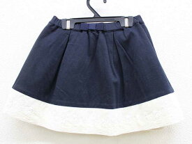 ＜トッカ/TOCCA BAMBINI＞90cm スカート 紺×白【中古】子供服 キッズ kids ベビー服 baby 女の子 春夏秋冬 bottoms 205042