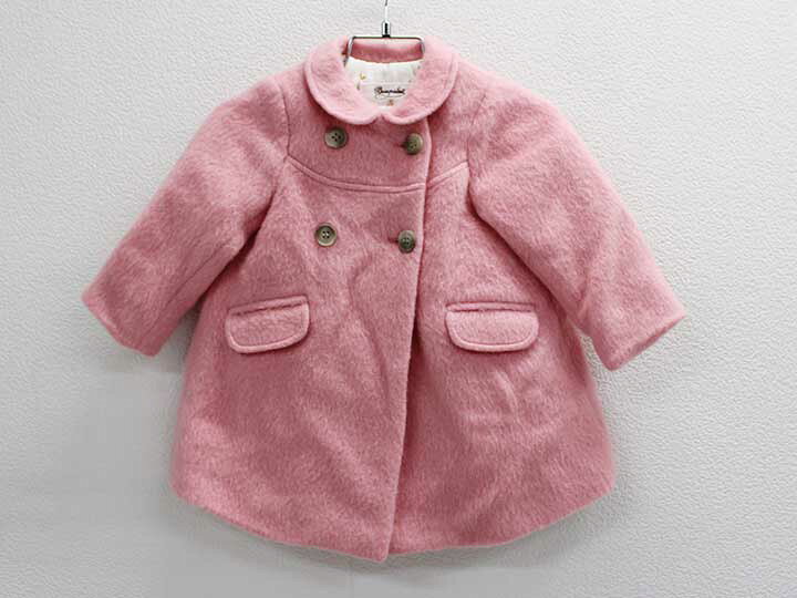 楽天市場】ボンポワンBONPOINT〕81cmコートピンク【中古】子供服キッズ  