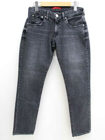 レッドカード テーパードデニムパンツ 24 レディース ブラック【中古】《