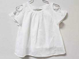 《ケイトスペード ニューヨーク/kate spade NEW YORK》110cm 半袖ブラウス 白【中古】子供服 キッズ kids 女の子 夏 625032 tops