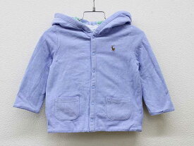 ▼ラルフローレン/Ralph Lauren▼85cm パーカー 水色×マルチ＆水色 リバーシブル 【中古】 子供服 キッズ kids ベビー服 baby 男の子 春 tops 022042