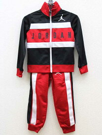 ▼ナイキ ジョーダン/NIKE JORDAN▼95cm(3T) ジャージ上下セット 赤×白×黒 【中古】 子服 キッズ ベビー服 baby 男の子 春夏秋冬 tops 313042