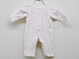 ▼アルマーニベビー/Armani baby▼50-60cm位 カバーオール/ロンパース ピンク系 【中古】 子服 キッズ ベビー服 baby 女の子 春秋冬 onepi 313042