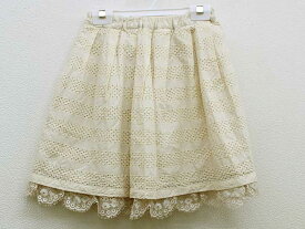 【春物 新入荷!】▼ファミリア/familiar▼130cm スカート ベージュ 【中古】 子供 キッズ kids 女の子 bottoms 春夏 904042